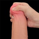 13.5&#039;&#039; King Sized Sliding Skin Dual Layer Dong