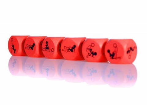 Zabawka-Kostka Miłości 25mm CZERWONA - 1 sztuka Zabawka-Kostka Miłości 25mm CZERWONA - 1 sztuka