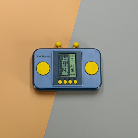 GRA ELEKTRONICZNA ZRĘCZNOŚCIOWA KONSOLA PRZENOŚNA SZARA GRA ELEKTRONICZNA ZRĘCZNOŚCIOWA KONSOLA PRZENOŚNA SZARA