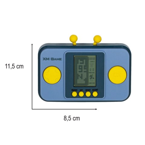 GRA ELEKTRONICZNA ZRĘCZNOŚCIOWA KONSOLA PRZENOŚNA SZARA GRA ELEKTRONICZNA ZRĘCZNOŚCIOWA KONSOLA PRZENOŚNA SZARA