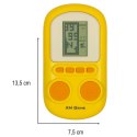 GRA ELEKTRONICZNA ZRĘCZNOŚCIOWA KONSOLA PRZENOŚNA ŻÓŁTA