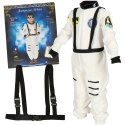 KOSTIUM STRÓJ KARNAWAŁOWY PRZEBRANIE ASTRONAUTA ROZMIAR M 110-120CM