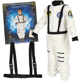 KOSTIUM STRÓJ KARNAWAŁOWY PRZEBRANIE ASTRONAUTA ROZMIAR M 110-120CM