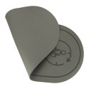MATA FITNESS DO ĆWICZEŃ JOGI SKAKANIA NA SKAKANCE WYGŁUSZAJĄCA ANTYPOŚLIZGOWA 125X61,5X0,6 CM SZARA