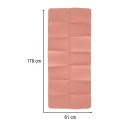 MATA FITNESS DO ĆWICZEŃ JOGI SKŁADANA 179X61X0,4 CM RÓŻOWA
