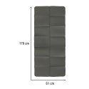 MATA FITNESS DO ĆWICZEŃ JOGI SKŁADANA 179X61X0,4 CM SZARA