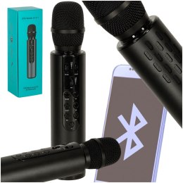 MIKROFON BEZPRZEWODOWY DO KARAOKE BLUETOOTH CZARNY