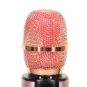 MIKROFON BEZPRZEWODOWY DO KARAOKE BLUETOOTH RÓŻOWY