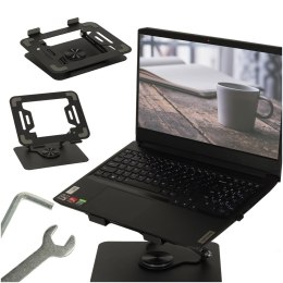 PODSTAWKA POD LAPTOPA REGULOWANA 360° STOLIK POD LAPTOPA ERGONOMICZNY