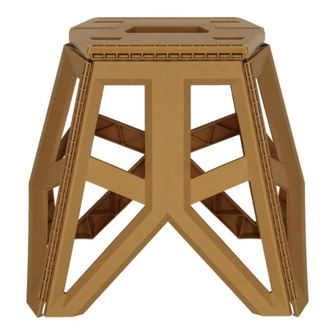 TABORET SKŁADANY KRZESEŁKO TURYSTYCZNE KEMPINGOWE PRZENOŚNE 40 CM BEŻOWY TABORET SKŁADANY KRZESEŁKO TURYSTYCZNE KEMPINGOWE PRZENOŚNE 40 CM BEŻOWY