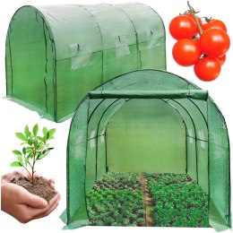 TUNEL FOLIOWY OGRODOWY SZKLARNIA NA WARZYWA ROŚLINY 3X2X2 M
