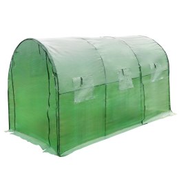 TUNEL FOLIOWY OGRODOWY SZKLARNIA NA WARZYWA ROŚLINY 3X2X2 M