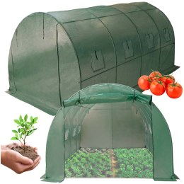 TUNEL FOLIOWY OGRODOWY SZKLARNIA NA WARZYWA ROŚLINY 4X3X2 M