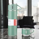 ZESTAW TERMOS Z 3 KUBKAMI ZAPAKOWANY NA PREZENT, 500 ML ZIELONY BD24ZIE