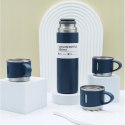 ZESTAW TERMOS Z 3 KUBKAMI ZAPAKOWANY NA PREZENT, 500ML GRANATOWY BD24GRAN