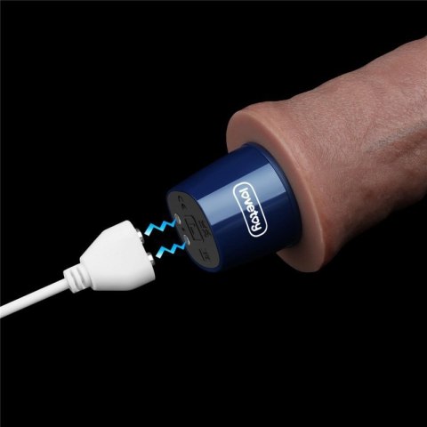 9.5" REAL SOFTEE Rechargeable Silicone Vibrating Dildo 9.5" REAL SOFTEE Rechargeable Silicone Vibrating Dildo