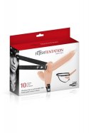 DOUBLE STRAP-ON VIBRATING FLESH STRAP-ON DILDO DOUBLE STRAP-ON VIBRATING FLESH STRAP-ON DILDO