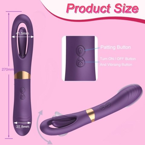 Flicking dual g spot vibrator Flicking dual g spot vibrator