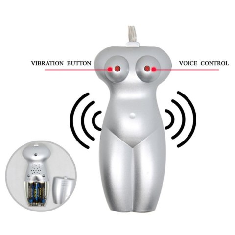 BAILE - Masturbator toy, TPR, double vibrating egg with voice, 3AAA batteries BAILE - Masturbator toy, TPR, double vibrating egg with voice, 3AAA batteries