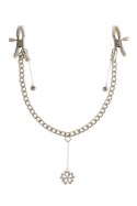 FETISH FANTASY SERIES CRYSTAL NIPPLE CLAMPS SILVER FETISH FANTASY SERIES CRYSTAL NIPPLE CLAMPS SILVER