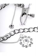 FETISH FANTASY SERIES CRYSTAL NIPPLE CLAMPS SILVER FETISH FANTASY SERIES CRYSTAL NIPPLE CLAMPS SILVER