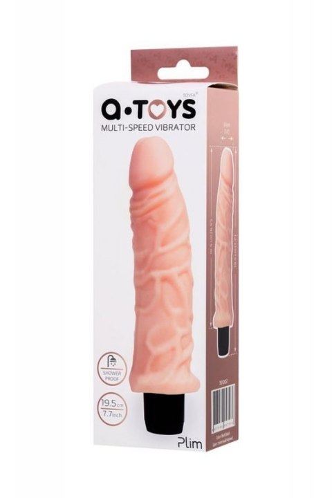 A-TOYS, Realistic Multi-Speed vibrator,, TPE, vibration modes, 16.5 cm A-TOYS, Realistic Multi-Speed vibrator,, TPE, vibration modes, 16.5 cm