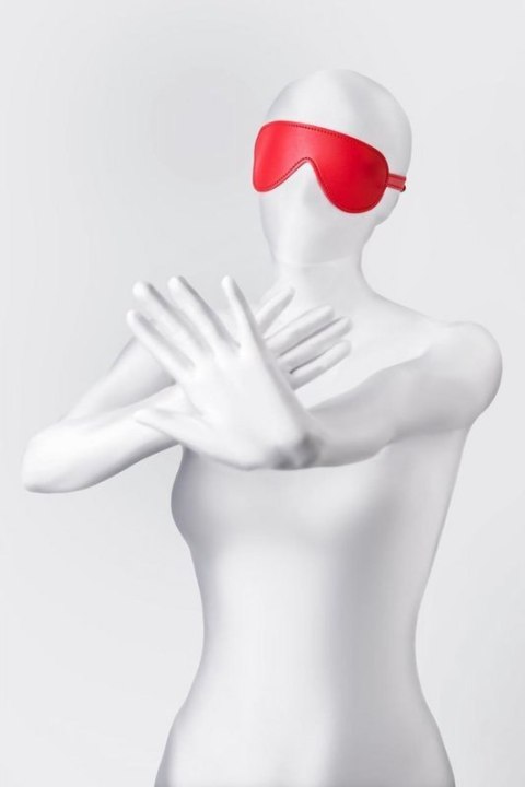 Anonymo mask, PU leather, red, 65 cm Anonymo mask, PU leather, red, 65 cm