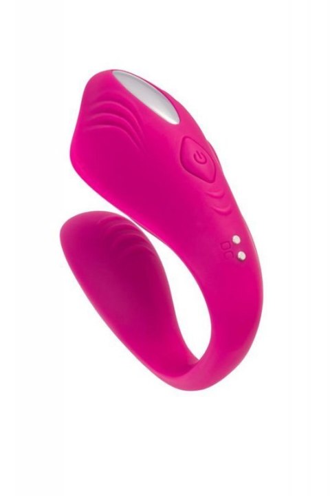 A-TOYS Vibrator for couples Cobrum, silicone, pink, 9.6 cm A-TOYS Vibrator for couples Cobrum, silicone, pink, 9.6 cm