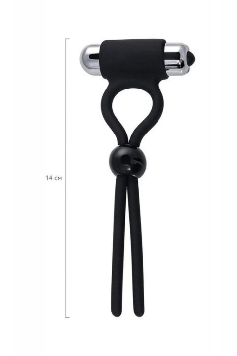 A-Toys Erection enhancing lasso Ect , black, silicone, 14cm A-Toys Erection enhancing lasso Ect , black, silicone, 14cm