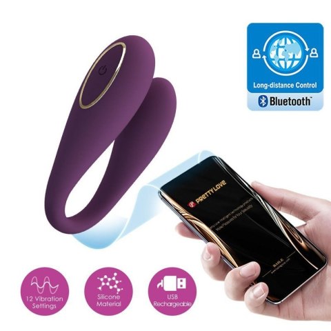PRETTY LOVE - August, Mobile APP Long-distance Control 12 vibration functions, ABS Silicone, USB rechargeable PRETTY LOVE - August, Mobile APP Long-distance Control 12 vibration functions, ABS Silicone, USB rechargeable