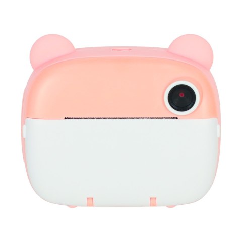 APARAT FOTOGRAFICZNY NATYCHMIASTOWY DRUKARKA TERMICZNA + WKŁADY KARTA 32GB RÓŻOWY MIŚ APARAT FOTOGRAFICZNY NATYCHMIASTOWY DRUKARKA TERMICZNA + WKŁADY KARTA 32GB RÓŻOWY MIŚ