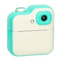 APARAT FOTOGRAFICZNY NATYCHMIASTOWY DRUKARKA TERMICZNA + WKŁADY KARTA 32GB ZIELONY