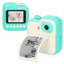 APARAT FOTOGRAFICZNY NATYCHMIASTOWY DRUKARKA TERMICZNA + WKŁADY KARTA 32GB ZIELONY