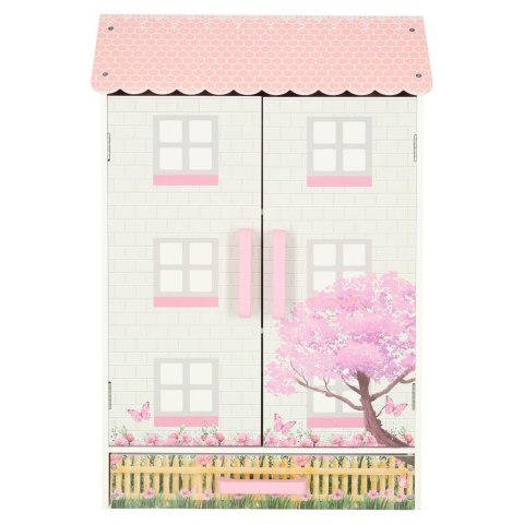 DOMEK DLA LALEK DREWNIANY LULILO PAPILIO RÓŻOWY 80CM DOMEK DLA LALEK DREWNIANY LULILO PAPILIO RÓŻOWY 80CM