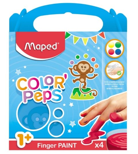FARBY DO MALOWANIA PALCAMI MAPED 4 KOLORY FARBY DO MALOWANIA PALCAMI MAPED 4 KOLORY