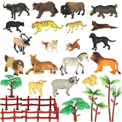FIGURKI ZWIERZĄT ZWIERZĘTA ZOO SAFARI FARMA AKCESORIA SKRZYNKA 31 EL. FIGURKI ZWIERZĄT ZWIERZĘTA ZOO SAFARI FARMA AKCESORIA SKRZYNKA 31 EL.