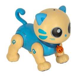 KOT KOTEK INTERAKTYWNY ZDALNIE STEROWANY NA PILOTA RC ROBOT SKACZE NIEBIESKI