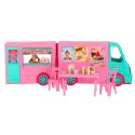 SAMOCHÓD DLA LALEK KAMPER FOOD TRUCK ZESTAW 21 EL.