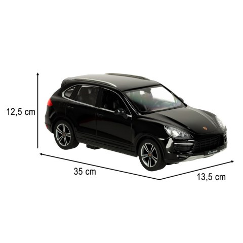 SAMOCHÓD ZDALNIE STEROWANY RASTAR 42900 PORSCHE CAYENNE TURBO 1:14 CZARNY SAMOCHÓD ZDALNIE STEROWANY RASTAR 42900 PORSCHE CAYENNE TURBO 1:14 CZARNY