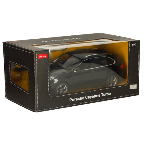 SAMOCHÓD ZDALNIE STEROWANY RASTAR 42900 PORSCHE CAYENNE TURBO 1:14 CZARNY SAMOCHÓD ZDALNIE STEROWANY RASTAR 42900 PORSCHE CAYENNE TURBO 1:14 CZARNY