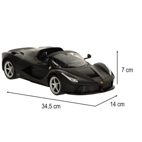 SAMOCHÓD ZDALNIE STEROWANY RASTAR 75800 FERRARI LAFERRARI APERTA 1:14 CZARNY SAMOCHÓD ZDALNIE STEROWANY RASTAR 75800 FERRARI LAFERRARI APERTA 1:14 CZARNY