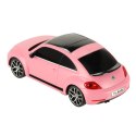 SAMOCHÓD ZDALNIE STEROWANY RASTAR 76200-4 VOLKSWAGEN BEETLE-UV 1:24 RÓŻOWY