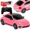 SAMOCHÓD ZDALNIE STEROWANY RASTAR 76200 VOLKSWAGEN BEETLE 1:24 RÓŻOWY