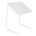 STOLIK BOCZNY POD LAPTOPA SKŁADANY 52X40 CM BIAŁY