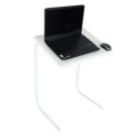 STOLIK BOCZNY POD LAPTOPA SKŁADANY 52X40 CM BIAŁY