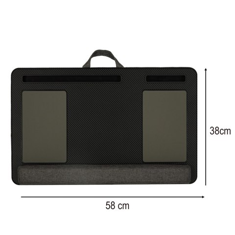 STOLIK POD LAPTOPA PODSTAWKA CZARNY STOLIK POD LAPTOPA PODSTAWKA CZARNY