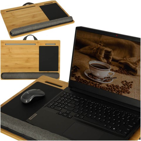 STOLIK POD LAPTOPA PODSTAWKA DREWNIANY STOLIK POD LAPTOPA PODSTAWKA DREWNIANY