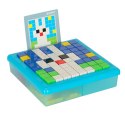 UKŁADANKA KREATYWNA LOGICZNA KLOCKI PUZZLE MOZAIKA 175 ELEMENTÓW
