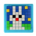 UKŁADANKA KREATYWNA LOGICZNA KLOCKI PUZZLE MOZAIKA 175 ELEMENTÓW