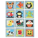 UKŁADANKA KREATYWNA LOGICZNA KLOCKI PUZZLE MOZAIKA 175 ELEMENTÓW